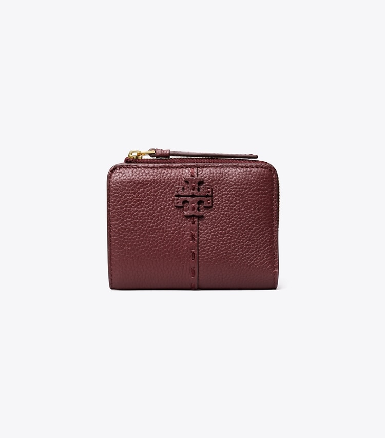 TORY BURCH WOMEN'S MCGRAW BI-FOLD WALLET - Muscadine