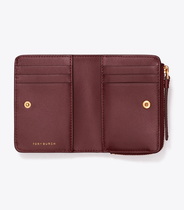 TORY BURCH WOMEN'S MCGRAW BI-FOLD WALLET - Muscadine