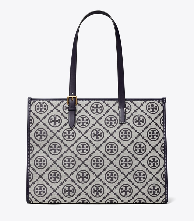 TORY BURCH WOMEN'S T MONOGRAM TOTE - Tory Navy