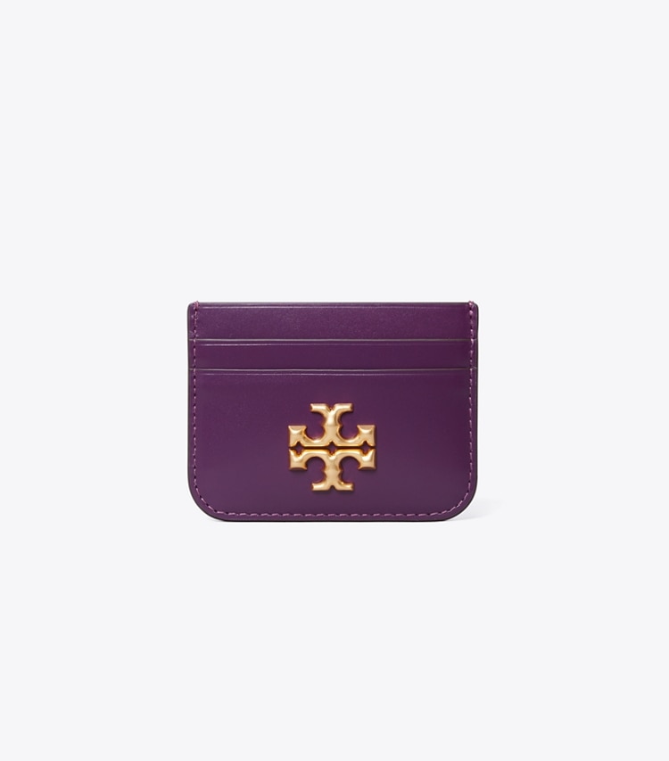 TORY BURCH WOMEN'S ELEANOR CARD CASE - Grape Drop