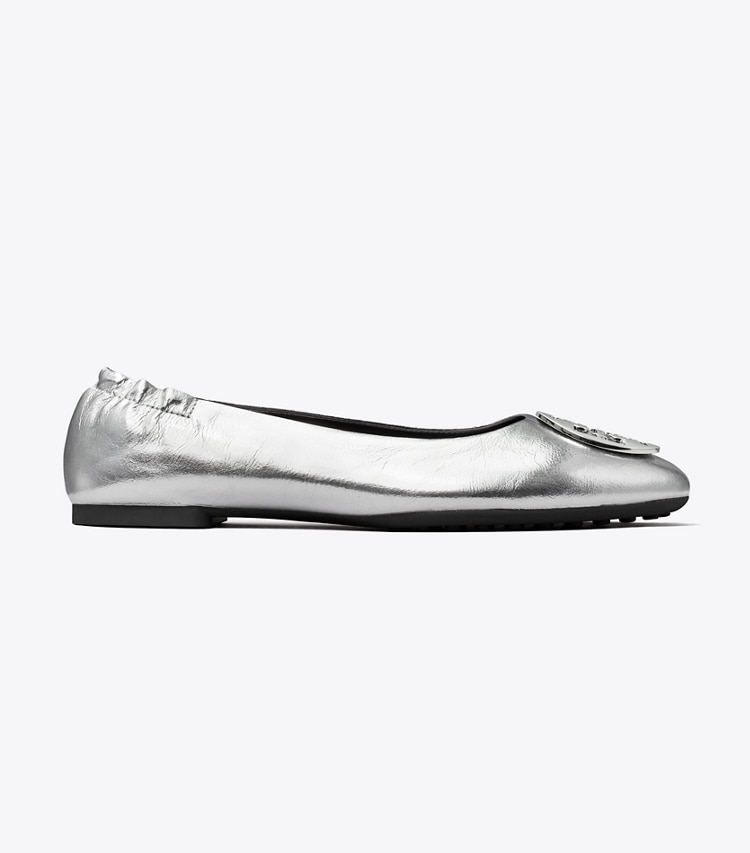 TORY BURCH WOMEN'S CLAIRE BALLET - Silver