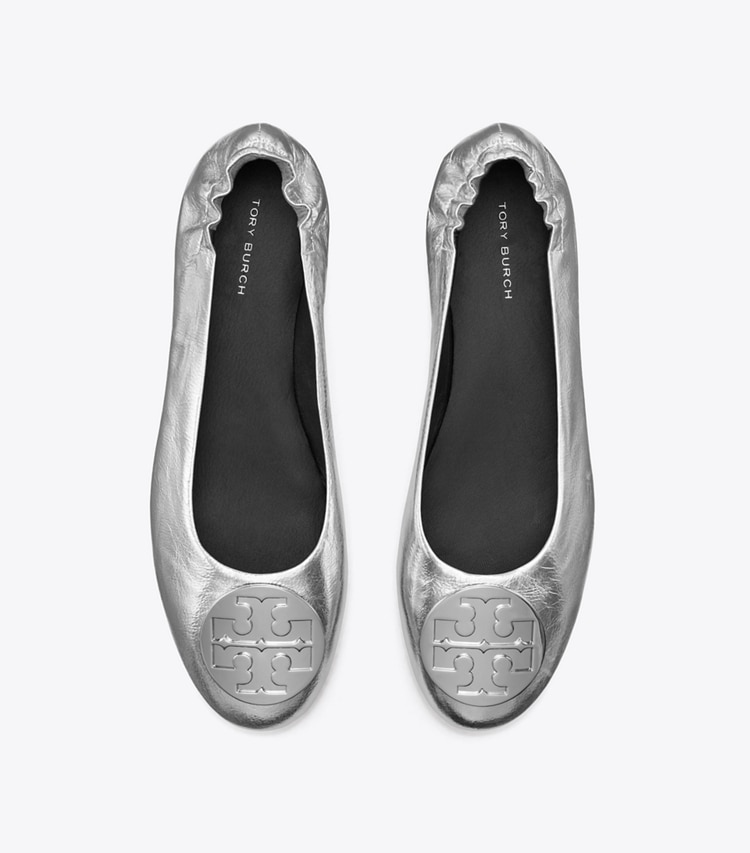 TORY BURCH WOMEN'S CLAIRE BALLET - Silver