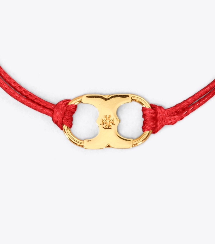 TORY BURCH WOMEN'S EMBRACE AMBITION BRACELET - Red/Tory Gold