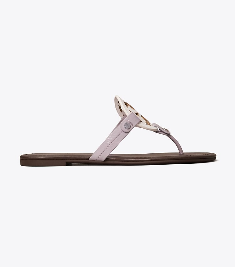 TORY BURCH WOMEN'S MILLER SANDAL - Optic White / Spring Crocus / Coco