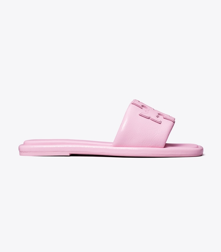 TORY BURCH WOMEN'S DOUBLE T SPORT SLIDE - Petunia