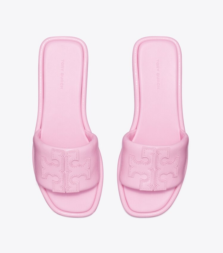 TORY BURCH WOMEN'S DOUBLE T SPORT SLIDE - Petunia