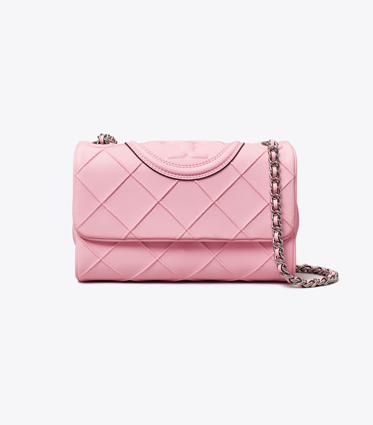 TORY BURCH WOMEN'S SMALL FLEMING SOFT CONVERTIBLE SHOULDER BAG - Plie Pink