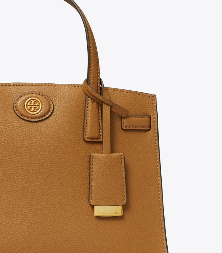 TORY BURCH WOMEN'S SMALL ROBINSON SATCHEL - Tiger's Eye