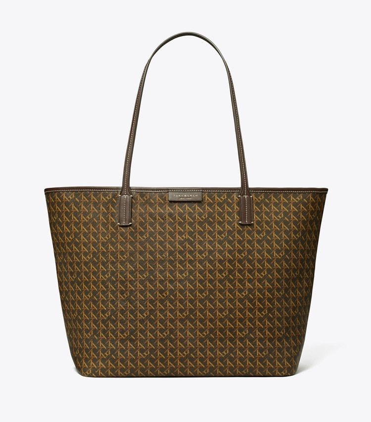 TORY BURCH WOMEN'S EVER-READY ZIP TOTE - Chocolate