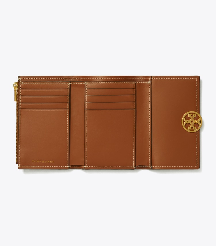 TORY BURCH WOMEN'S MEDIUM MILLER FLAP WALLET - Light Umber