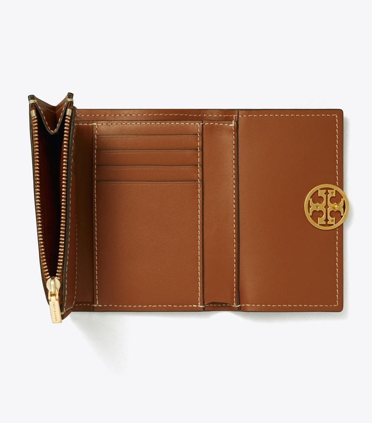 TORY BURCH WOMEN'S MEDIUM MILLER FLAP WALLET - Light Umber