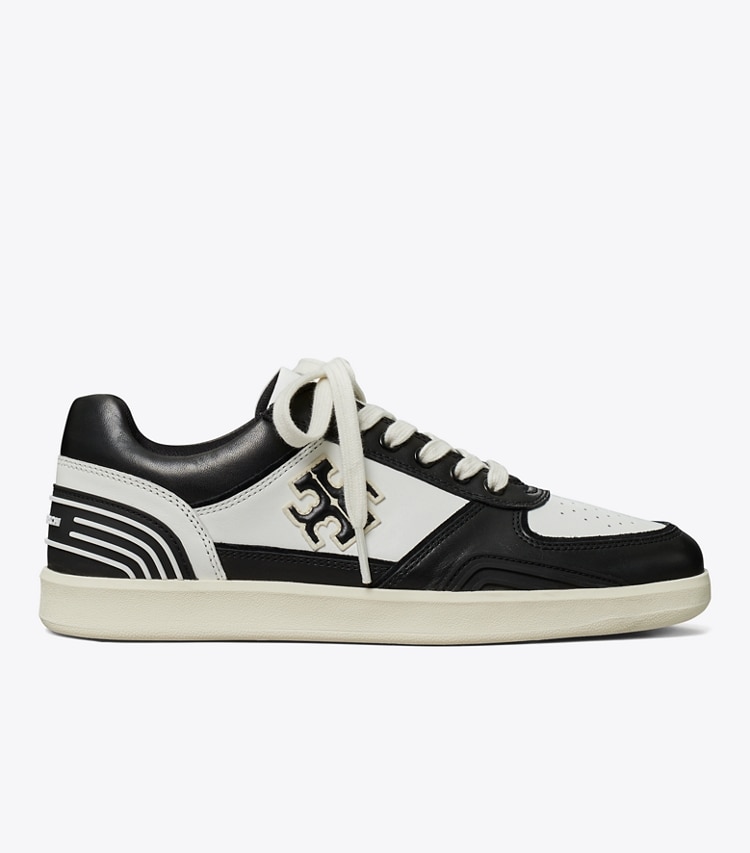 TORY BURCH WOMEN'S CLOVER COURT SNEAKER - Purity / Perfect Black