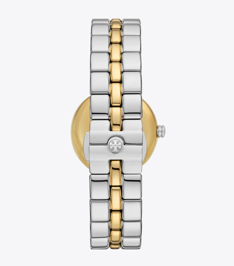 TORY BURCH WOMEN'S KIRA WATCH, TWO-TONE GOLD/STAINLESS STEEL - Ivory/2 Tone