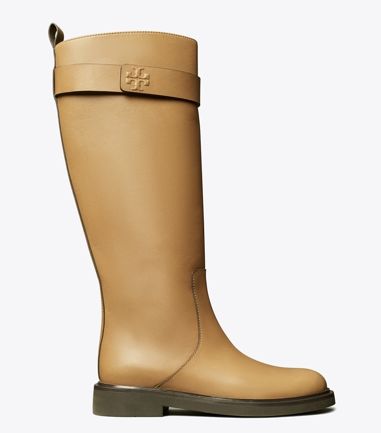 TORY BURCH WOMEN'S DOUBLE T UTILITY BOOT - Almond Flour