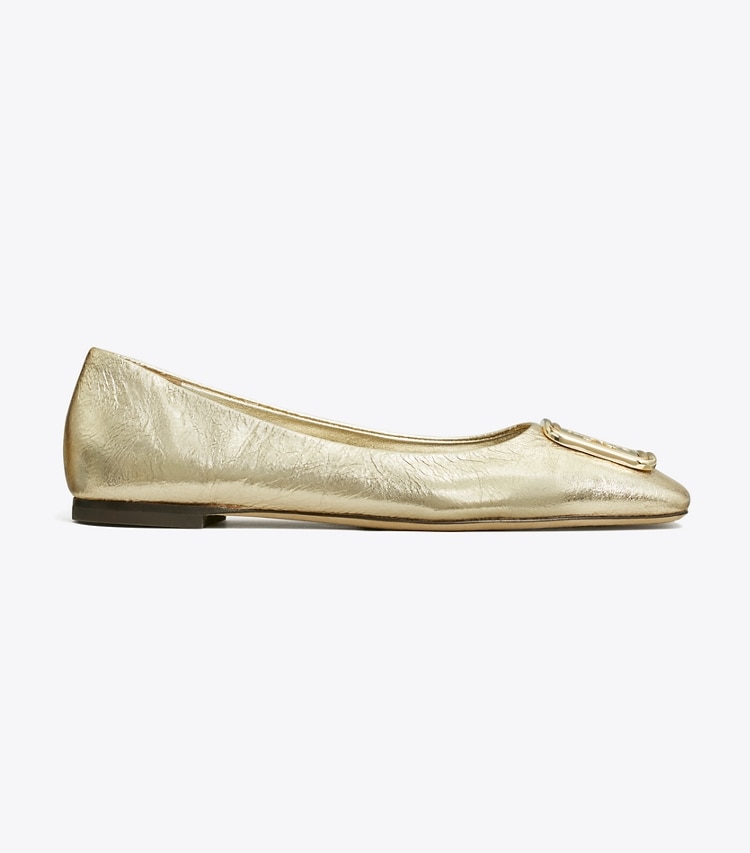 TORY BURCH WOMEN'S GEORGIA BALLET - Spark Gold