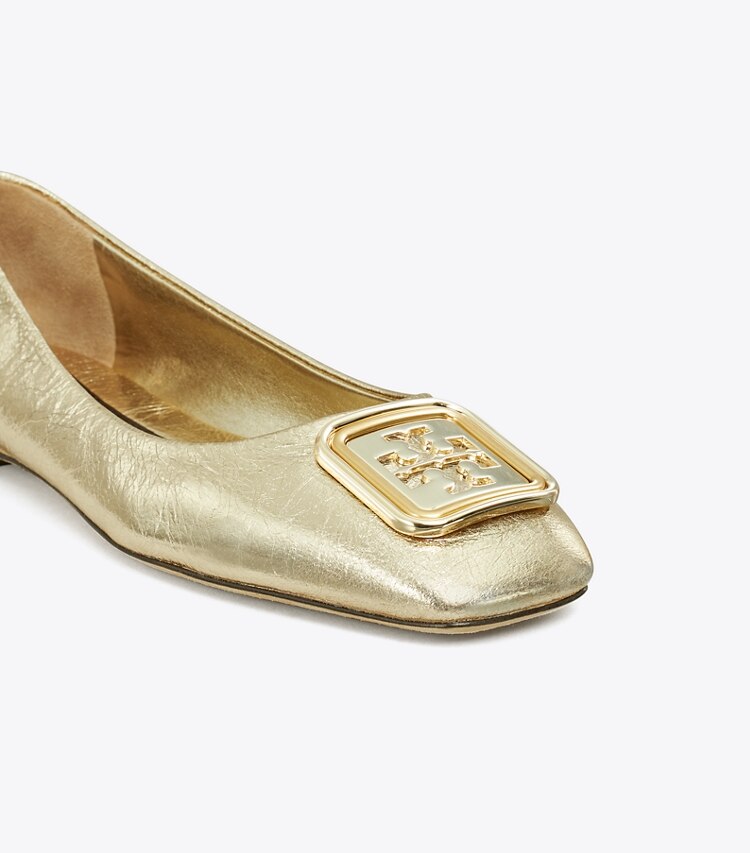 TORY BURCH WOMEN'S GEORGIA BALLET - Spark Gold