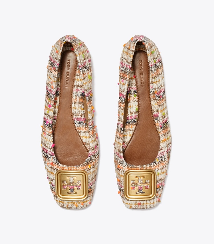 TORY BURCH WOMEN'S GEORGIA BALLET - Pink / Orange