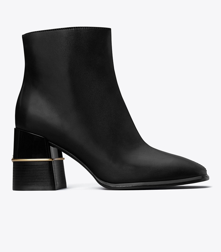 TORY BURCH WOMEN'S LEATHER ANKLE BOOT - Perfect Black