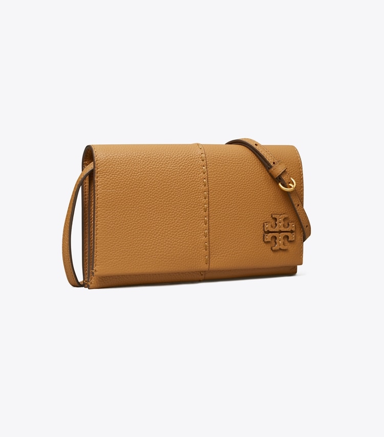 TORY BURCH WOMEN'S MCGRAW WALLET CROSSBODY - Tiramisu