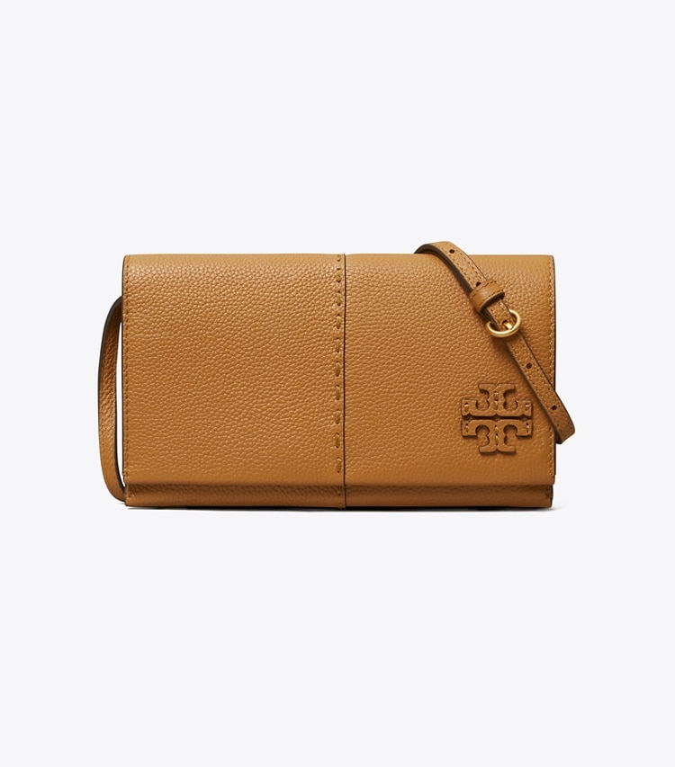 TORY BURCH WOMEN'S MCGRAW WALLET CROSSBODY - Tiramisu