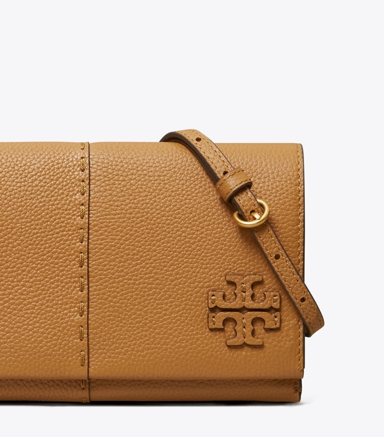 TORY BURCH WOMEN'S MCGRAW WALLET CROSSBODY - Tiramisu