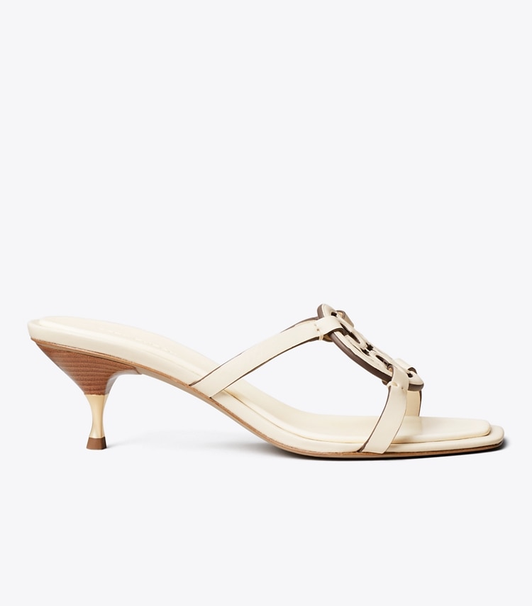 TORY BURCH WOMEN'S MILLER BOMBe LOW HEEL SANDAL - Light Cream