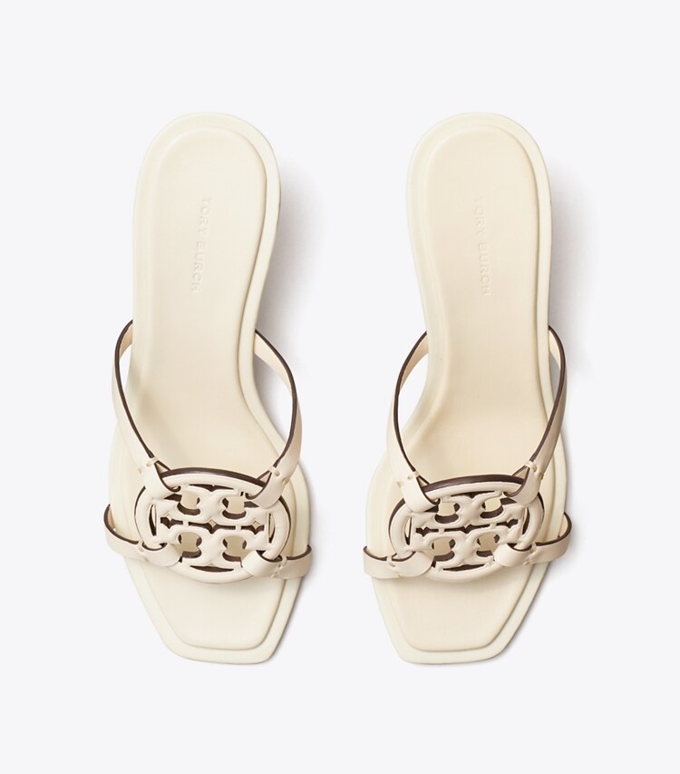 TORY BURCH WOMEN'S MILLER BOMBe LOW HEEL SANDAL - Light Cream