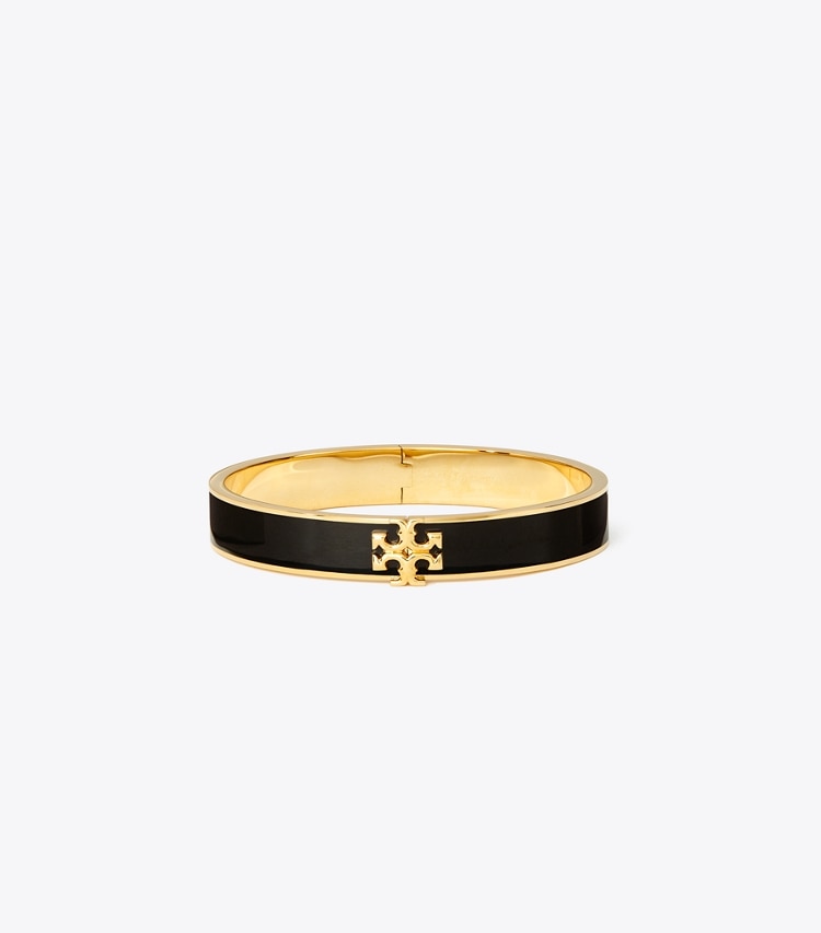 TORY BURCH WOMEN'S KIRA ENAMEL 10MM BRACELET - Tory Gold / Black