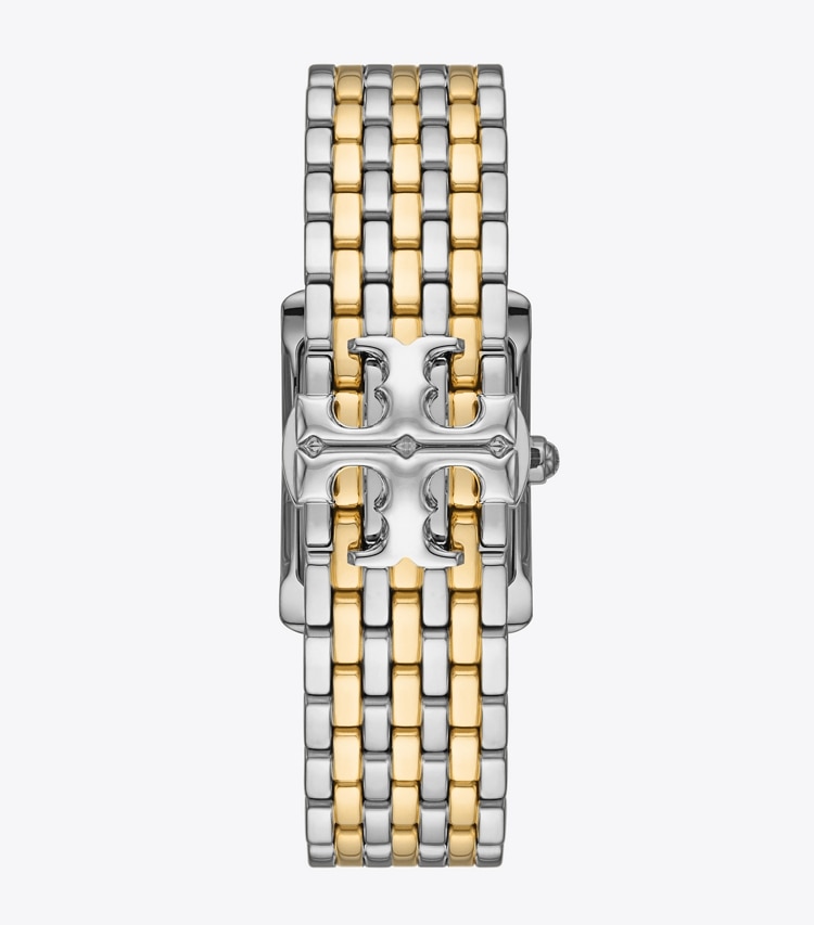 TORY BURCH WOMEN'S ELEANOR WATCH, TWO-TONE GOLD/STAINLESS STEEL - Ivory / Two-Tone