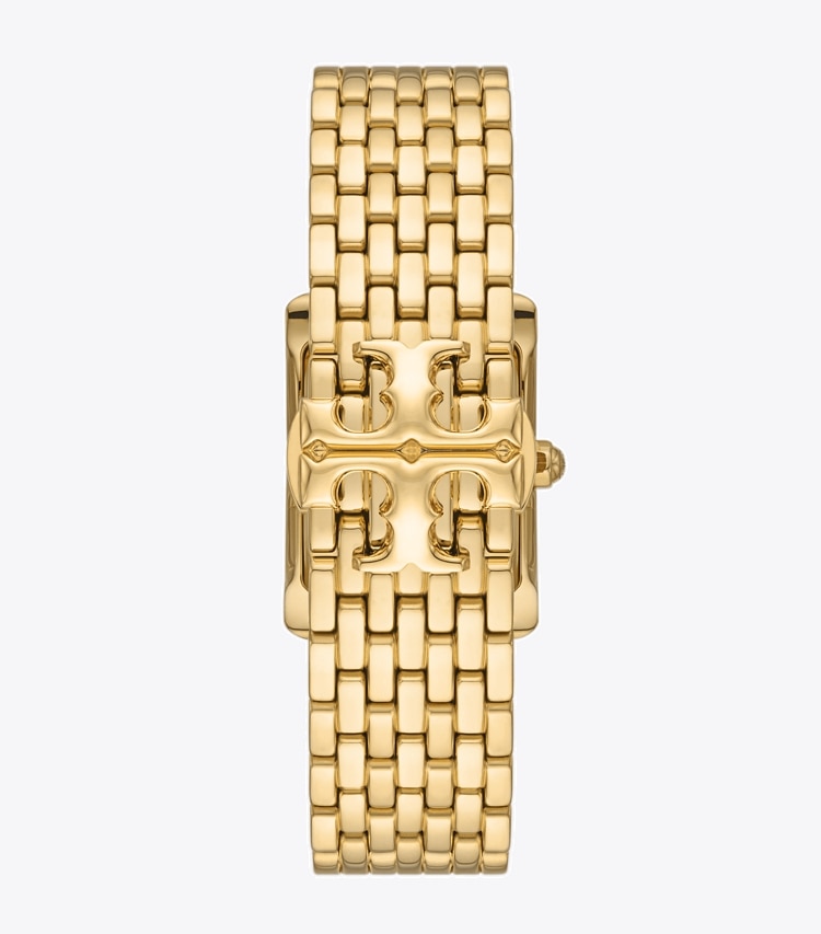 TORY BURCH WOMEN'S ELEANOR WATCH, GOLD-TONE STAINLESS STEEL - Ivory/Gold