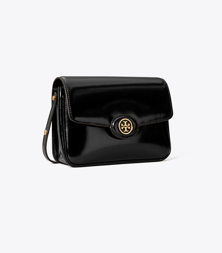 TORY BURCH WOMEN'S ROBINSON SPAZZOLATO CONVERTIBLE SHOULDER BAG - Black