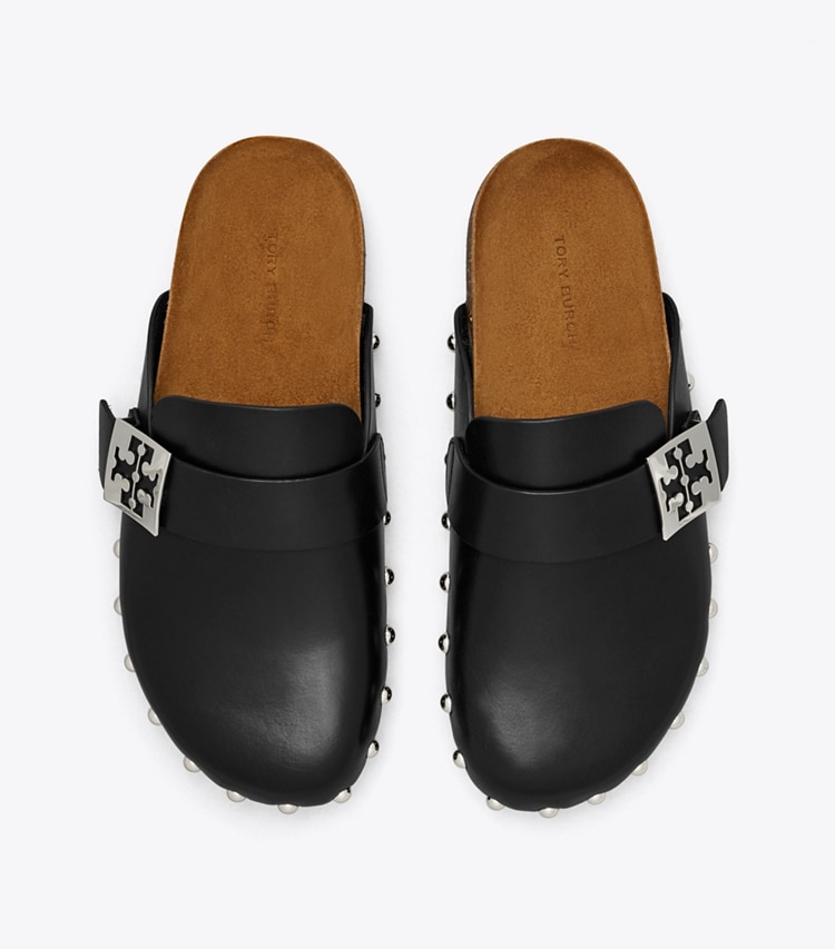 TORY BURCH WOMEN'S MELLOW STUDDED MULE - Perfect Black