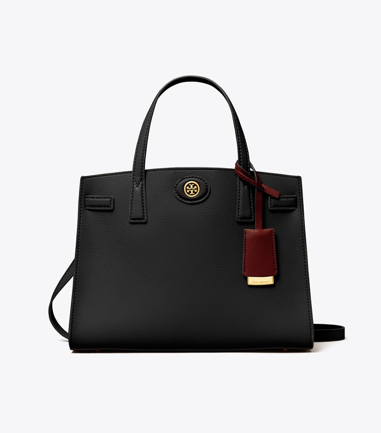 TORY BURCH WOMEN'S SMALL ROBINSON SATCHEL - Black