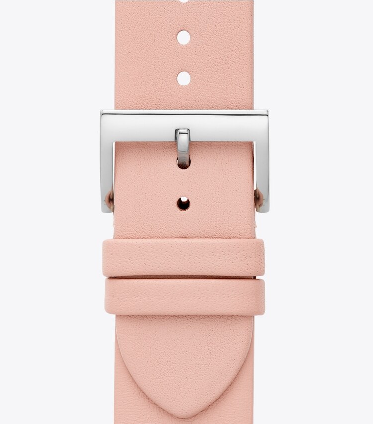 TORY BURCH WOMEN'S MCGRAW BAND FOR APPLE WATCH, LEATHER - Blush