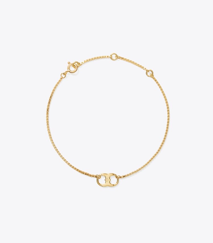 TORY BURCH WOMEN'S EMBRACE AMBITION CHAIN BRACELET - Gold - Click Image to Close