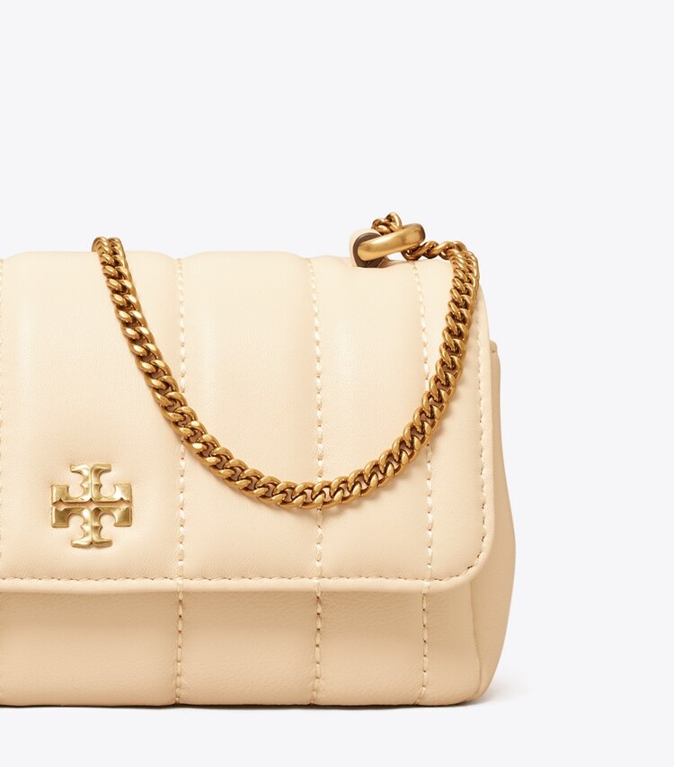 TORY BURCH WOMEN'S MINI KIRA FLAP SHOULDER BAG - Brie