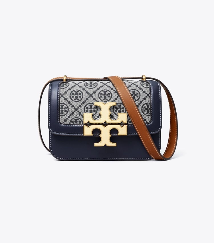 TORY BURCH WOMEN'S SMALL T MONOGRAM ELEANOR SHOULDER BAG - Tory Navy