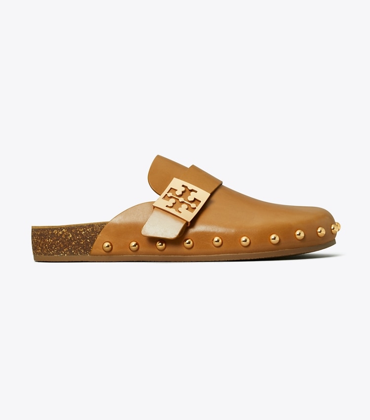 TORY BURCH WOMEN'S MELLOW STUDDED MULE - Caramel Corn