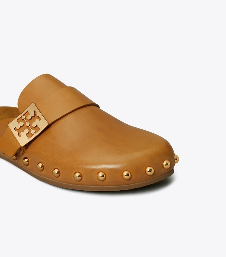 TORY BURCH WOMEN'S MELLOW STUDDED MULE - Caramel Corn