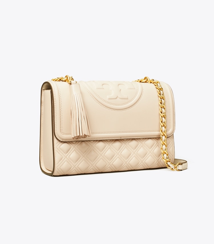 TORY BURCH WOMEN'S FLEMING CONVERTIBLE SHOULDER BAG - New Cream