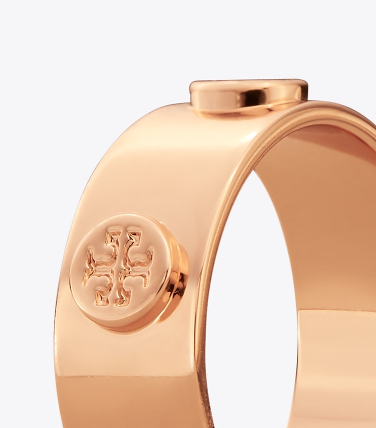 TORY BURCH WOMEN'S MILLER STUD RING - Rose Gold