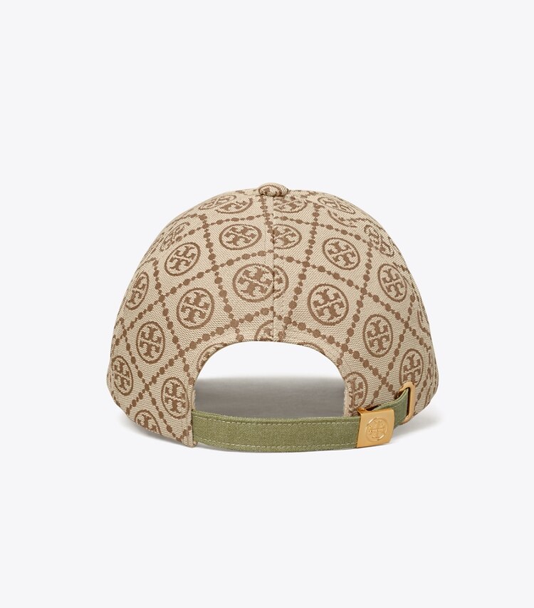 TORY BURCH WOMEN'S T MONOGRAM BASEBALL CAP - Hazelnut