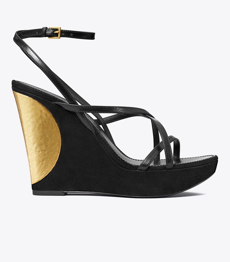 TORY BURCH WOMEN'S PATOS WEDGE - Perfect Black / Perfect Black