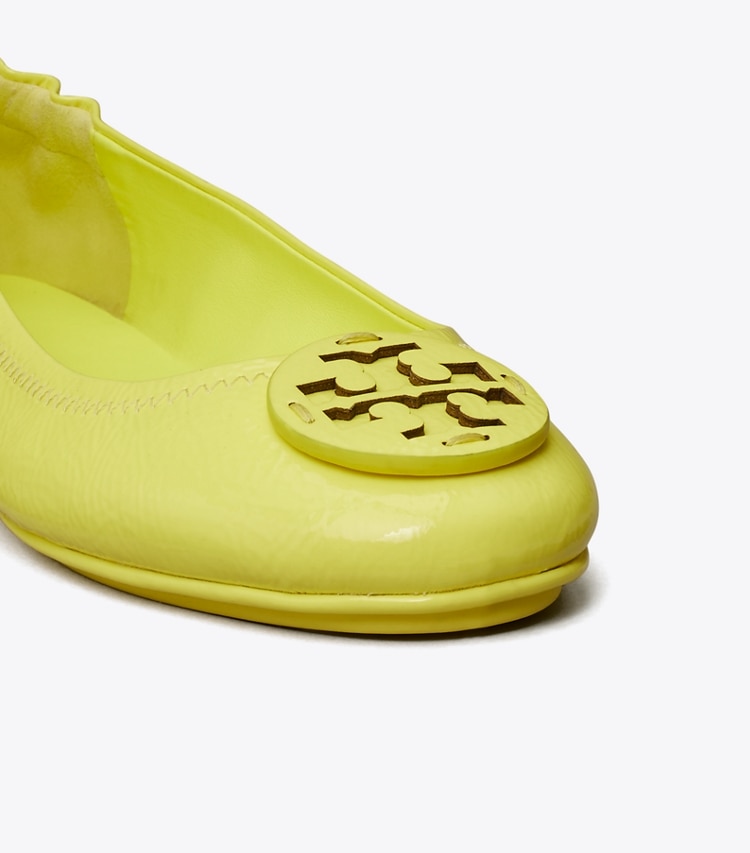 TORY BURCH WOMEN'S MINNIE TRAVEL BALLET - Blazing Yellow