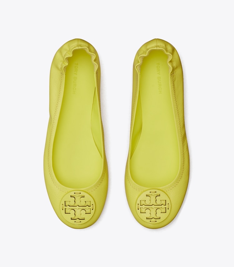 TORY BURCH WOMEN'S MINNIE TRAVEL BALLET - Blazing Yellow