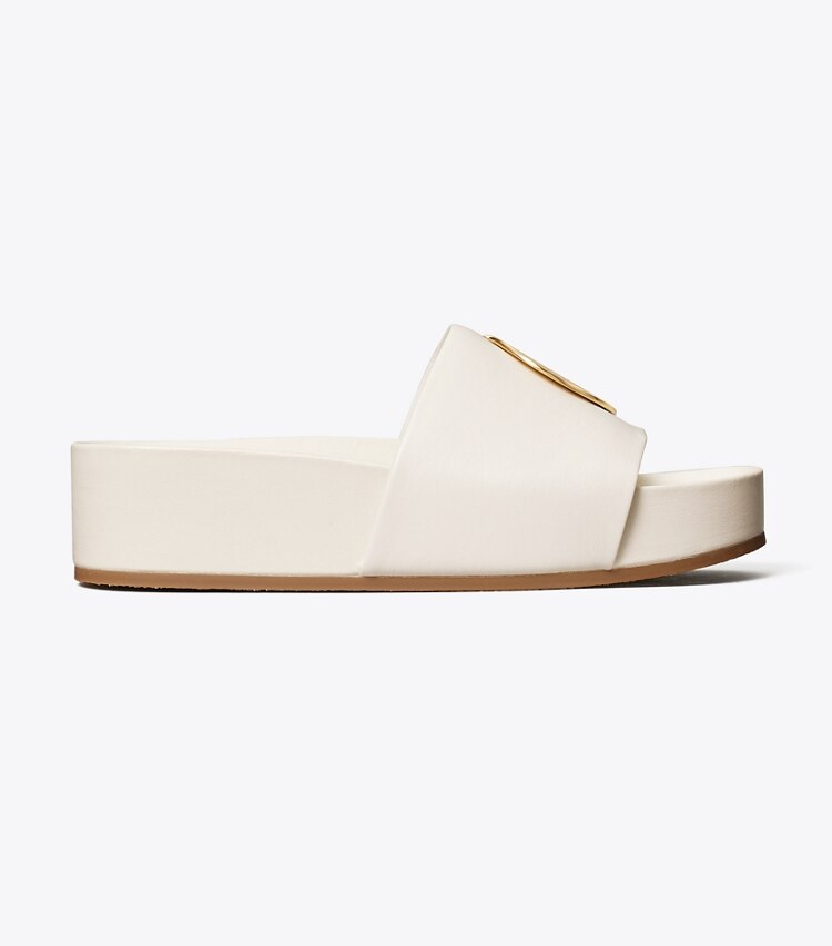 TORY BURCH WOMEN'S PATOS SLIDE - New Ivory / New Ivory