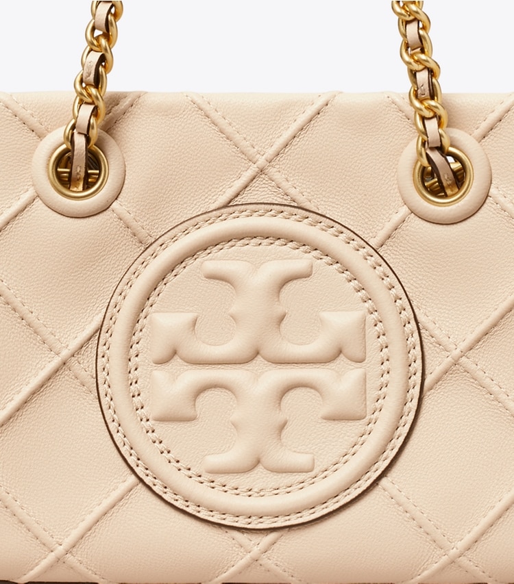 TORY BURCH WOMEN'S MINI FLEMING SOFT CHAIN TOTE - New Cream