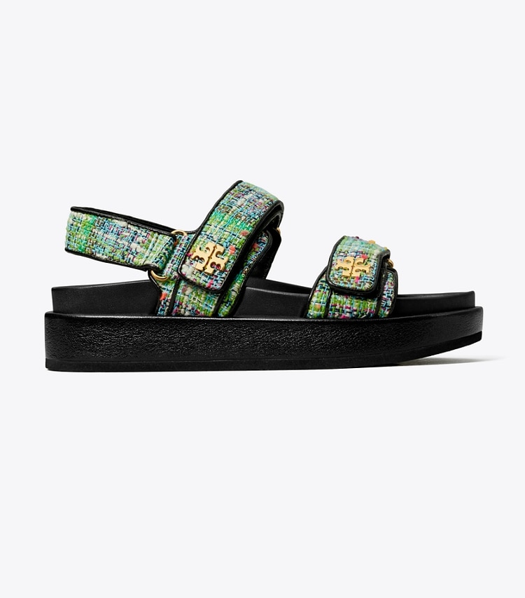 TORY BURCH WOMEN'S KIRA SPORT SANDAL - Blue / Green / Black