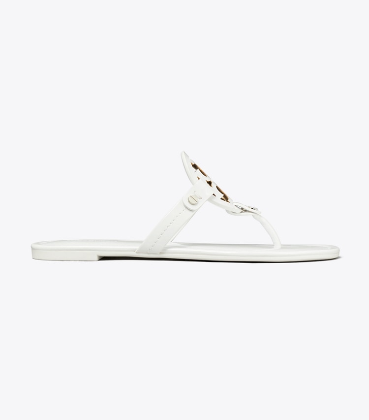 TORY BURCH WOMEN'S MILLER PATENT SANDAL - Optic White