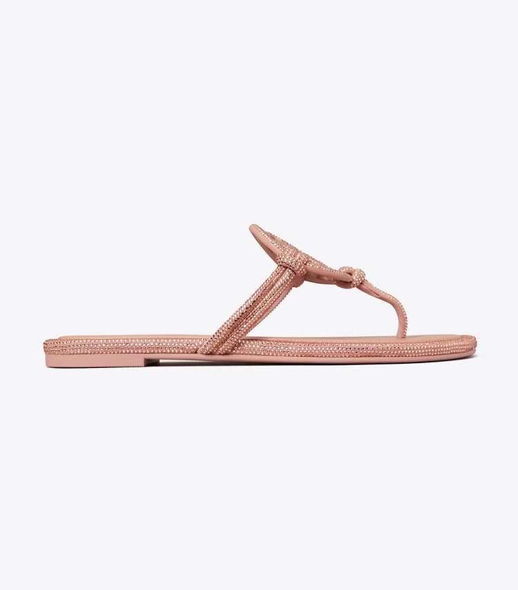 TORY BURCH WOMEN'S MILLER PAVe KNOTTED SANDAL - Malva